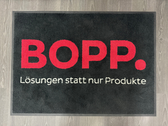 Bild Teppich bedrucken Werbung Logo Druck PRIME